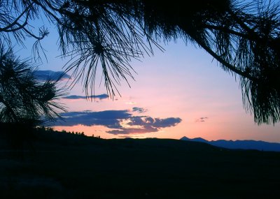 Sunset in Montana.